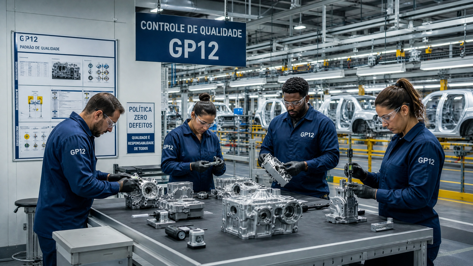 GP12: o que é, quando a montadora exige e como operar sem travar a produção