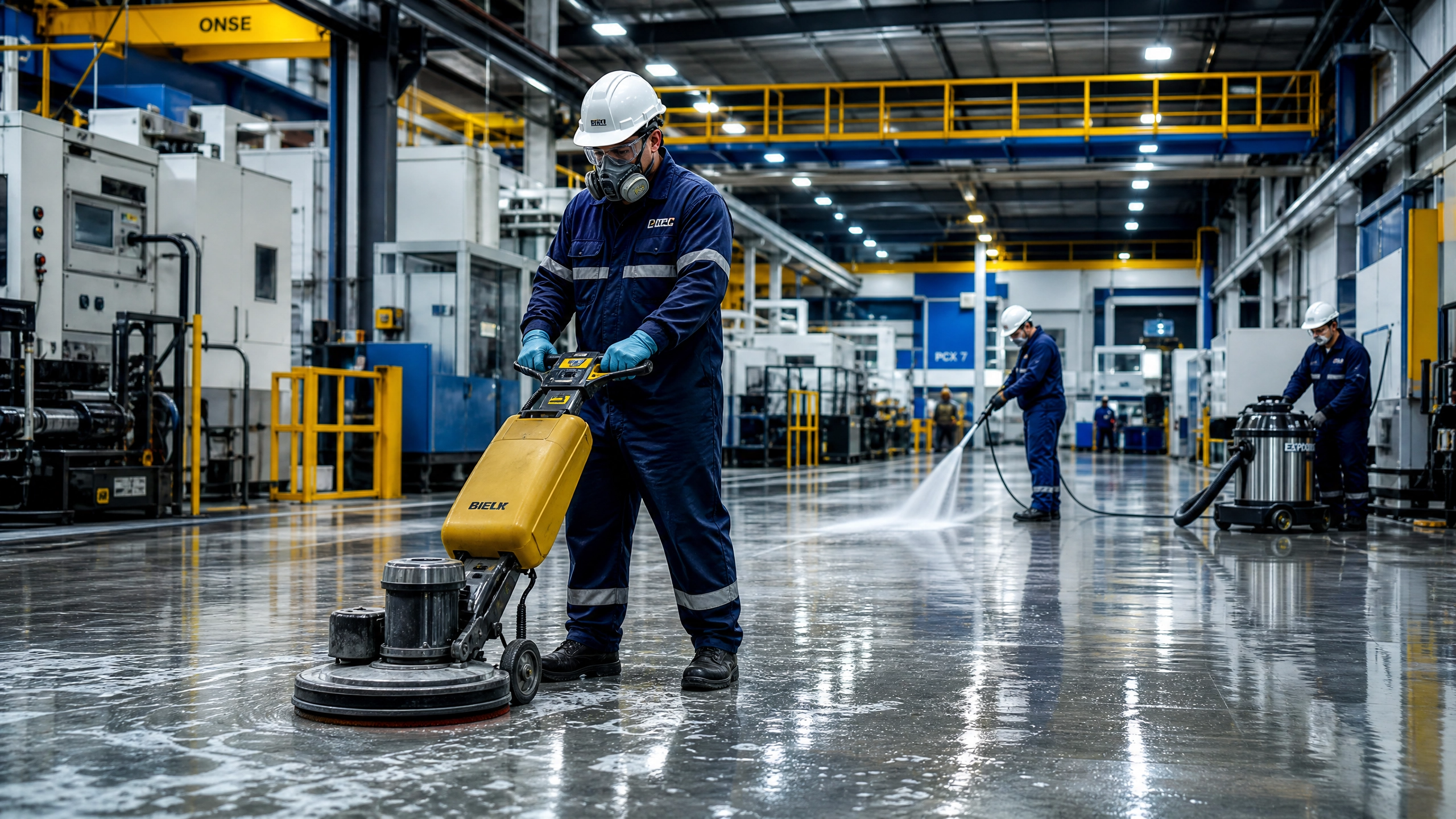 Limpeza industrial não é limpeza de escritório: o que muda quando a área é produtiva